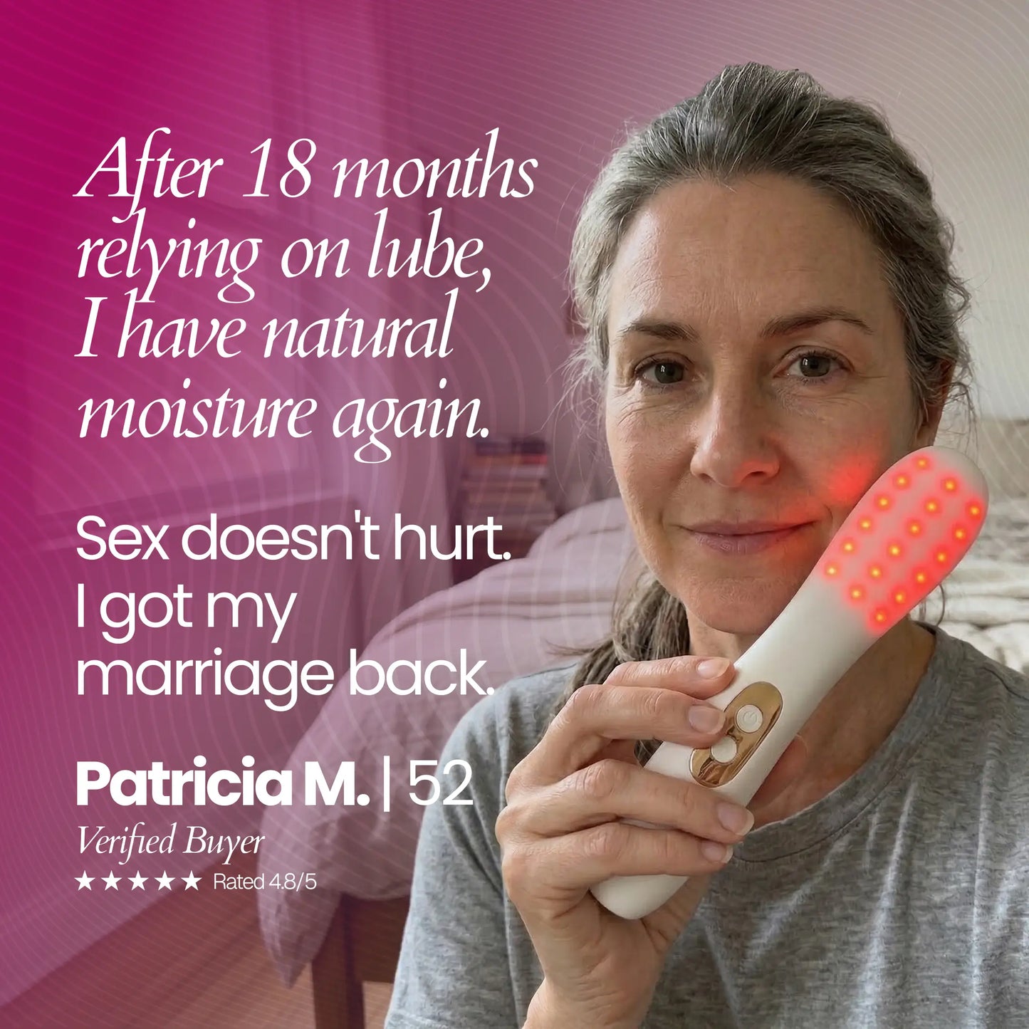 Intimacy Wand: Medical-Grade Red Light Therapy for Vaginal Restoration